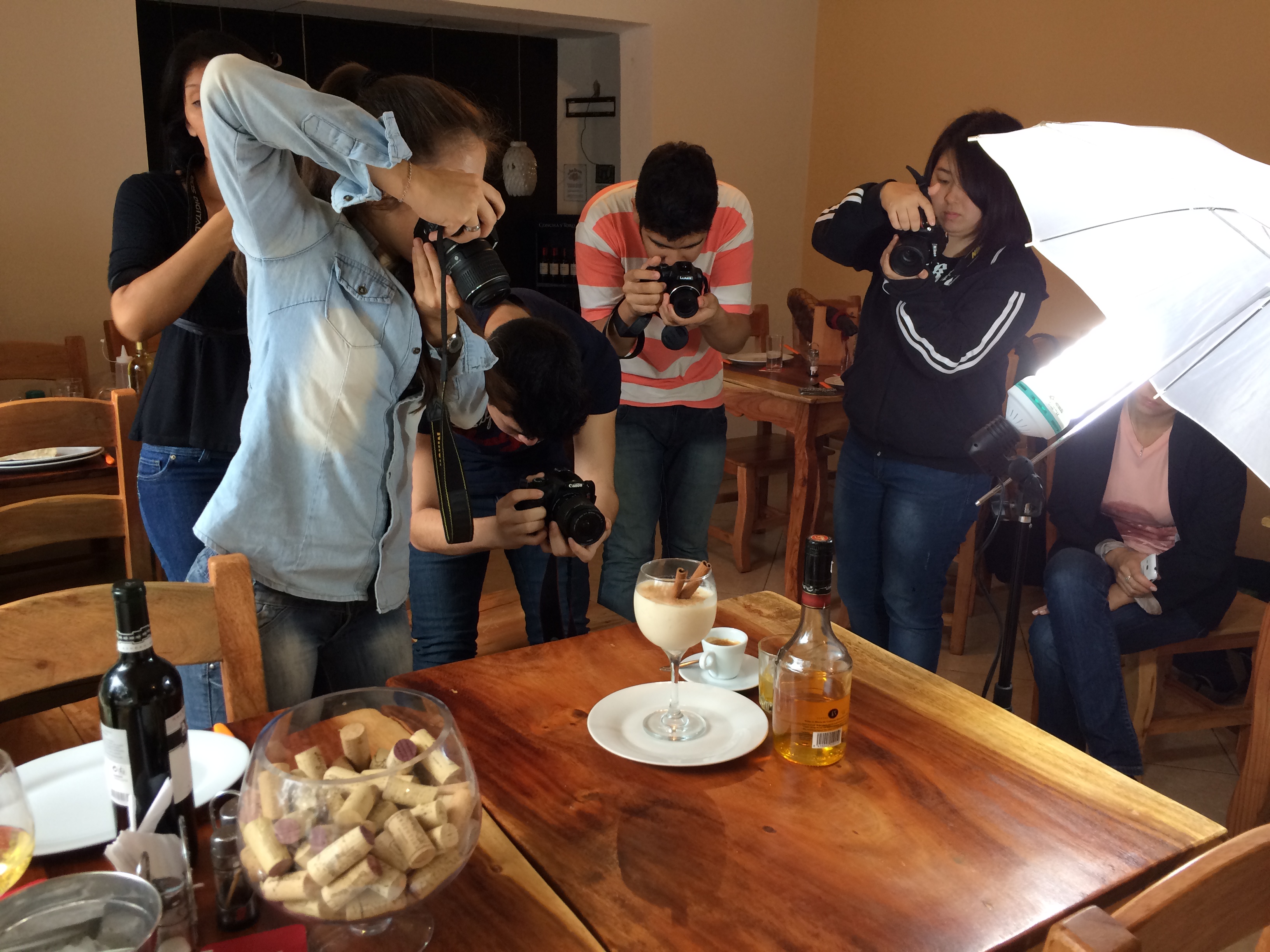 Prácticas de fotografías gastronómica