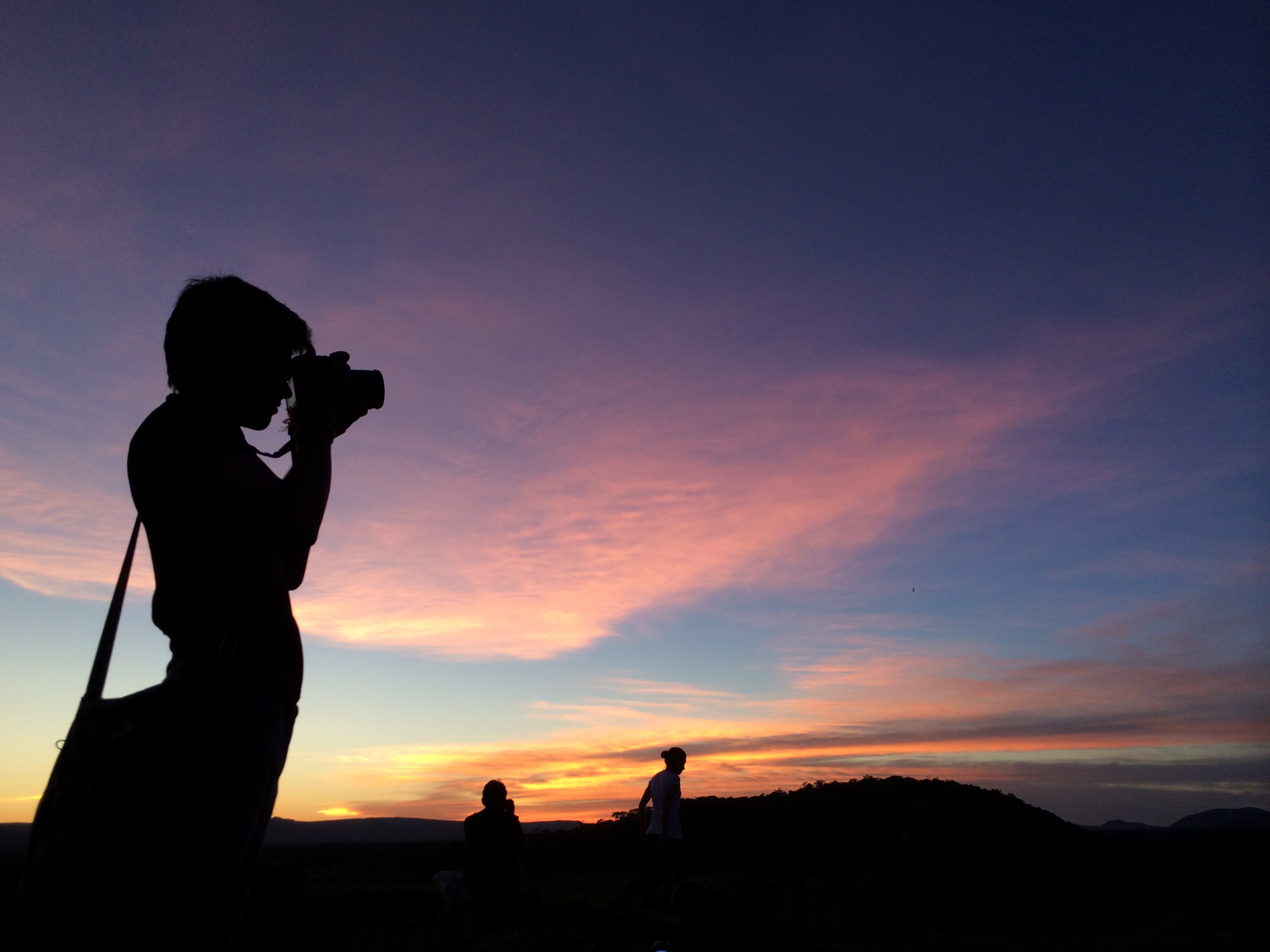 Atardecer en un cerro