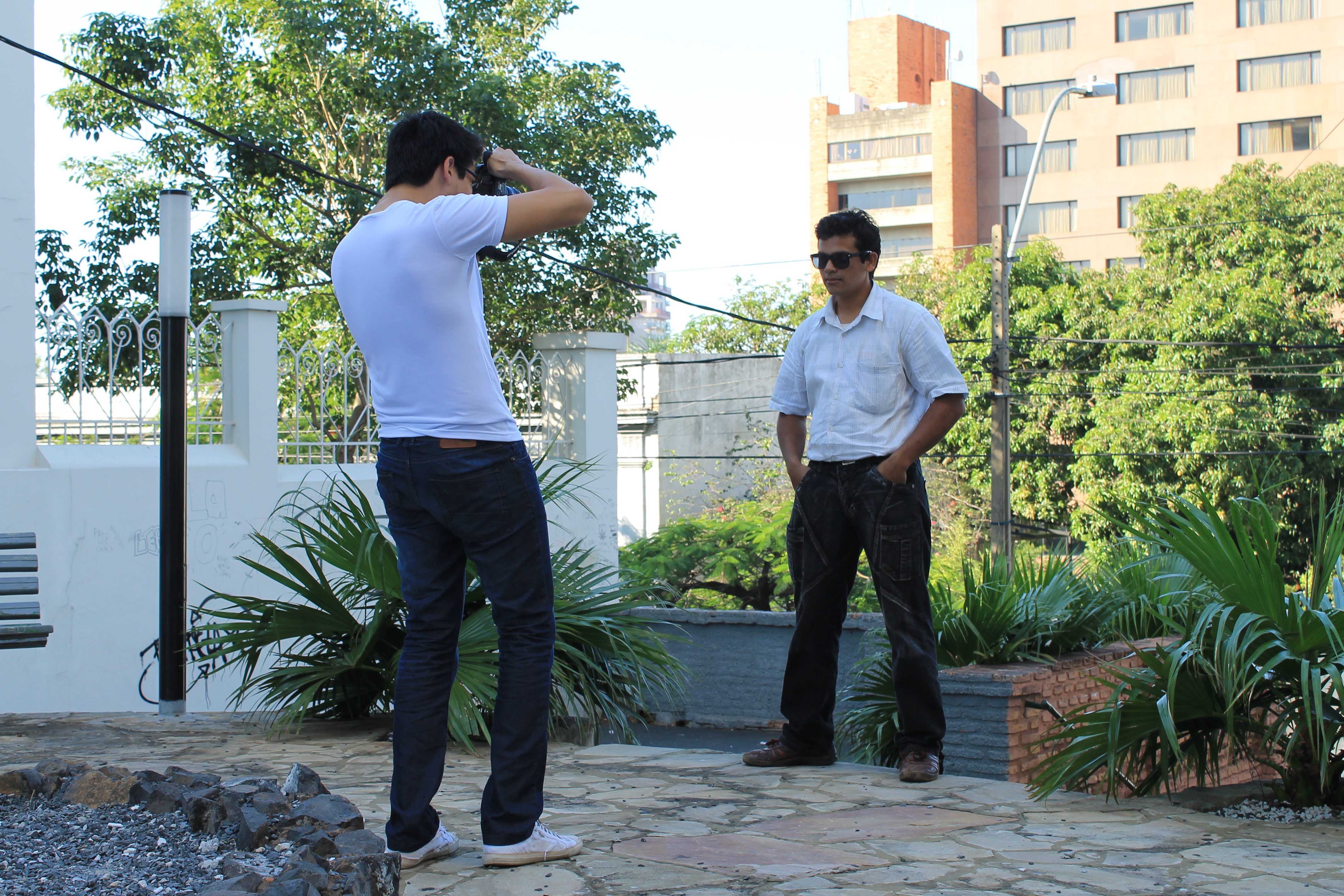 Práctica con modelo masculino